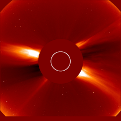 Image of solar wind