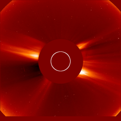 Image of solar wind