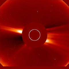 Image of solar wind