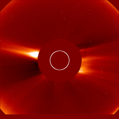 Image of solar wind