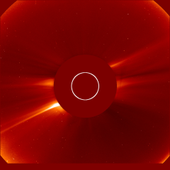 Image of solar wind