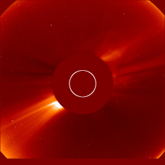 Image of solar wind