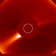 Image of solar wind