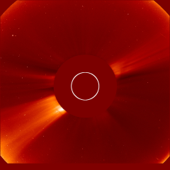 Image of solar wind