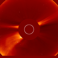 Image of solar wind