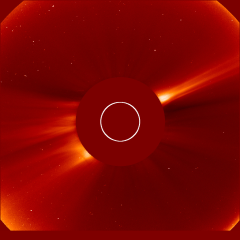 Image of solar wind