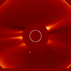 Image of solar wind