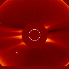 Image of solar wind