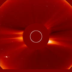 Image of solar wind