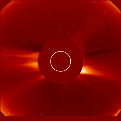 Image of solar wind