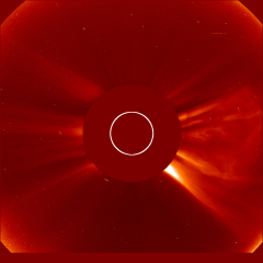 Image of solar wind