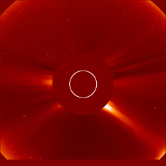 Image of solar wind