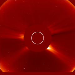 Image of solar wind