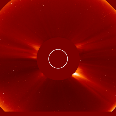 Image of solar wind