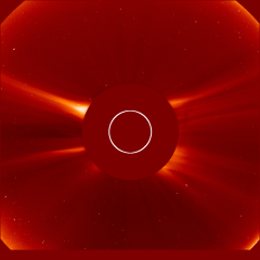 Image of solar wind