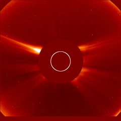 Image of solar wind