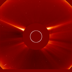 Image of solar wind