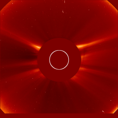 Image of solar wind