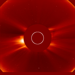 Image of solar wind