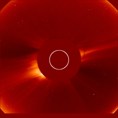 Image of solar wind