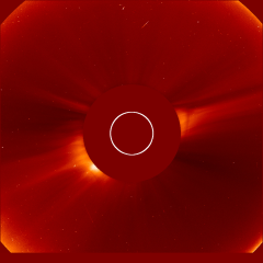 Image of solar wind