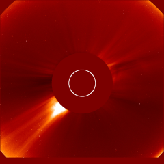 Image of solar wind