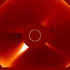 Image of solar wind