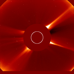 Image of solar wind