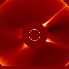 Image of solar wind