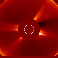 Image of solar wind