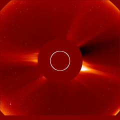 Image of solar wind