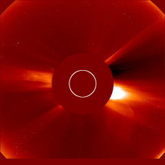 Image of solar wind