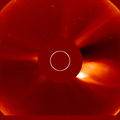 Image of solar wind