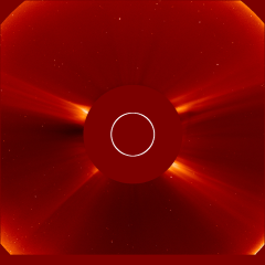 Image of solar wind