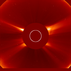 Image of solar wind