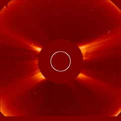 Image of solar wind