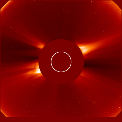 Image of solar wind