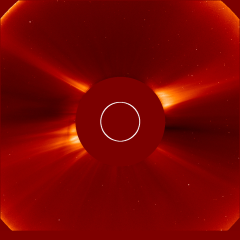 Image of solar wind