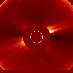 Image of solar wind