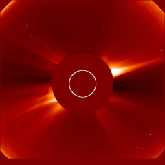 Image of solar wind