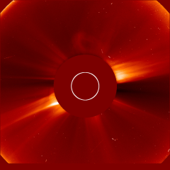 Image of solar wind