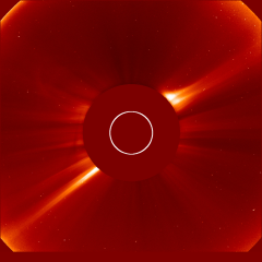 Image of solar wind