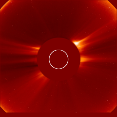 Image of solar wind