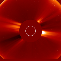 Image of solar wind