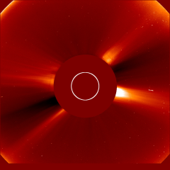 Image of solar wind