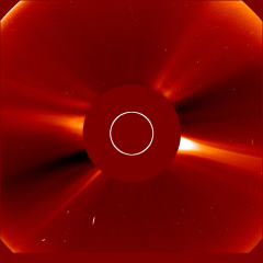 Image of solar wind