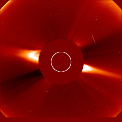 Image of solar wind