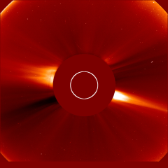 Image of solar wind