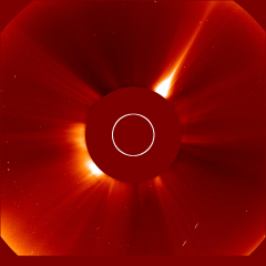 Image of solar wind