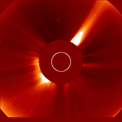 Image of solar wind